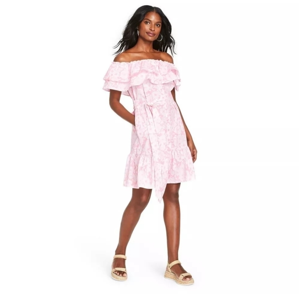 NWT boho Discontinued Lisa Marie Hernandez Dress 3X off shoulders  NWT 💯 cotton